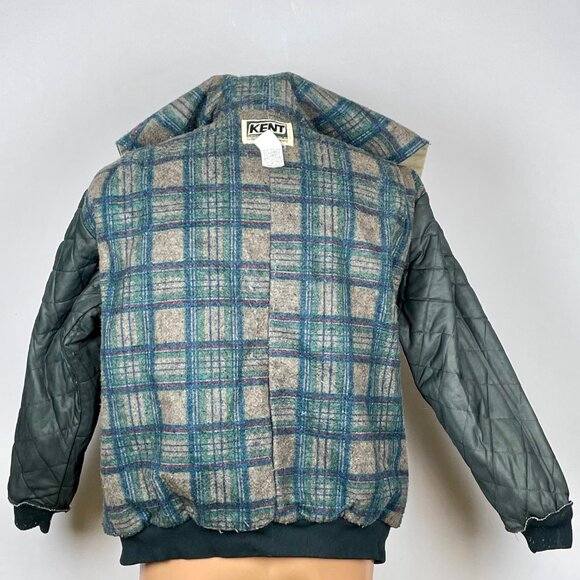 Vtg Kent Berne Blanket Lined Chore Jacket Sz XL Hooded Outdoors Barn Utility - Picture 9 of 11